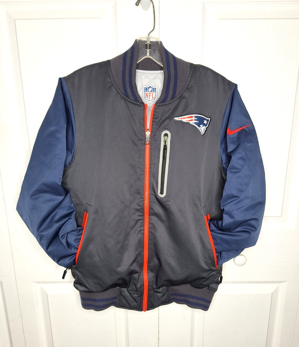 Nike New England Patriots Sideline Reversable Jacket sz Small Men's 2012